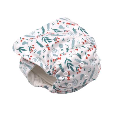 China Factory Cost Printed All In One Cloth Diaper All In Two Cloth Diaper Cute Design Diapers for sale