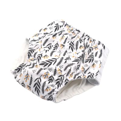 China Side Panel Design Printed Adjustable Training Cloth Diaper For Potty Training Cloth Diaper For Kids for sale