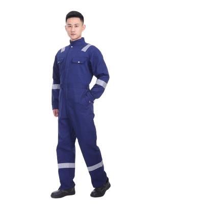 China Wear Resistant Worksuits Suit Men Work Safety Visibility Tops Coverall Reflective Uniform for sale