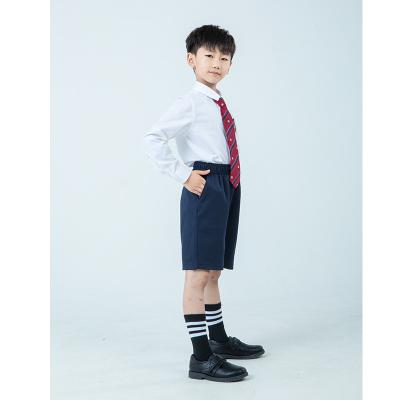 China Custom School School Uniform Designs With Picture Schoolboy Long Sleeve White School Uniform Shirt for sale