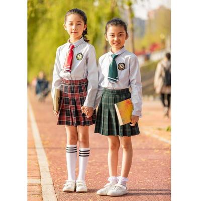 China Factory Supply OEM Custom Made Primary Kids Kindergarten Kindergarten School Uniforms School Tops for sale