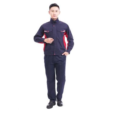 China Workshop Construction Work Protection Cotton High Quality Polyester Work Wear Safety Work Suit Anti-Static Light Weight For Men for sale