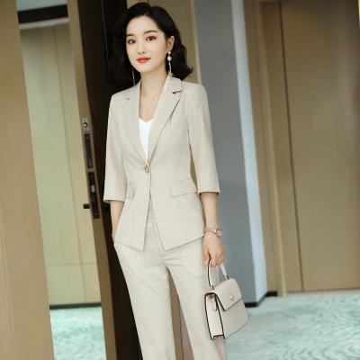 China Wholesale New Design Stylish 2 Pcs Ladies Anti-Static Suit Women for sale