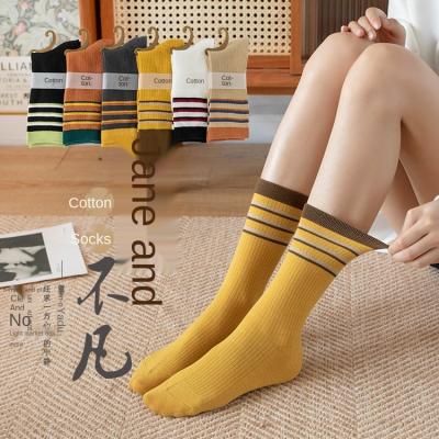 China New Lovely Letter Crew Socks Breathable QUICK DRY Short Ladies Modern Novelty Socks For Women for sale