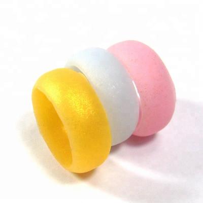 China Casual/Sporty Unique Design Pearl Luster Dye Silicone Vape Bands Promotional Gifts Wedding Gummies Finger Rings for sale