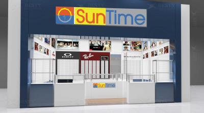 China Sunglasses shop counter design for sale