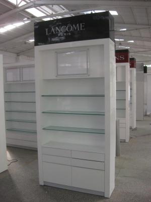 China Cosmetics Cabinets for Cosmetics Showroom with LED Lightings for sale