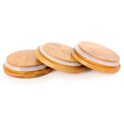 China Wholesale Non-Refillable Wooden Bamboo Cover Maker Coffee Cover Mug Cup Lid for sale