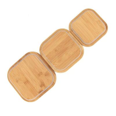 China Stainless Steel Non-Refillable Kids Bowl Bamboo Lid For Freshness Preservation for sale