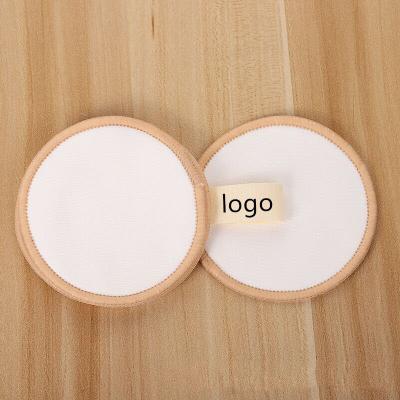 China Ultra Soft Reusable 2020 Amazon Cotton 8CM Round Makeup Remover Bamboo Fiber Makeup Remover Pad Customized for sale