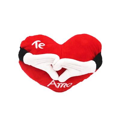 China Handmade valentine's day gifts plush toy with heart /i love you plush toy/love new plush for sale