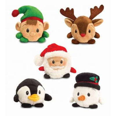 China Promotional Gifts Snowman Santa Reindeer Christmas Plush Toys In Bulk Soft Toy/Penguin,Christmas Teddy Bear for sale