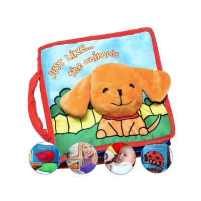 China Funny Gift Cloth Baby Book Premium Soft Tissue Book With Wrinkly Noises Toys for sale