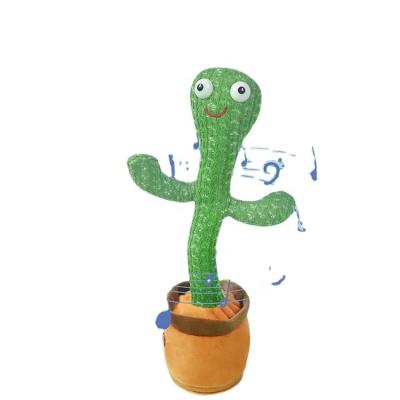 China 2021 Modern Hot Selling Singing Dancing Saxophone Cactus Toys Plush Toy Dancing Recording Cactus for sale