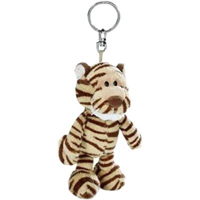 China Eco-friendly Animals Tiger Elephant Rabbit Toy Plush Jungle Bulk Plush Key Chain Toys Stuffed Key Chain Zoo Kids Toys for sale