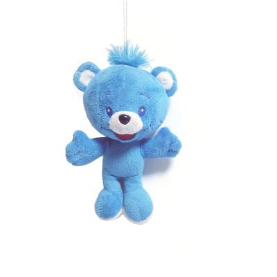 China CE Blue Custom Decoration Nestle Teddy Bear Plush Soft Animal Toys for sale