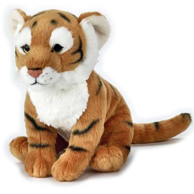 China Realistic Plush Stuffed Animal Tiger Soft Stuffed Kids Gift Toy for sale