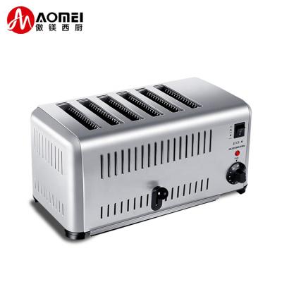 Cina 2500W Potenza Acciaio Inossidabile 6 Fregate Tostatore Macchina di Colazione con'bisogni in mente in vendita