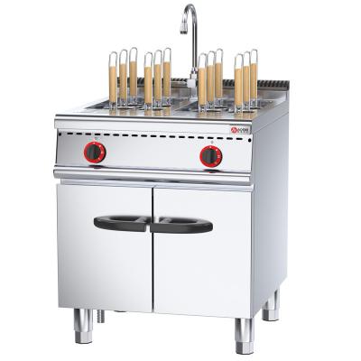 China Eco-friendly Stainless Steel Commercial Gas Pasta Cooker With Cabinet for Professional for sale