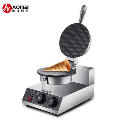 China CE Certified Electric Stainless Steel Waffle Baker Machine for Ice Cream Waffle Cones for sale