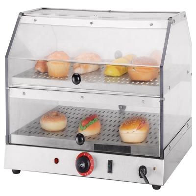 China Commercial Electric Display Showcase for Food Display Warmer 0.85kw Power 18kg Weight for sale