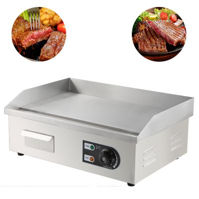 China Commercial Kitchen Equipment Stainless Steel Electric BBQ Griddle/Gill/Hot Plate for sale