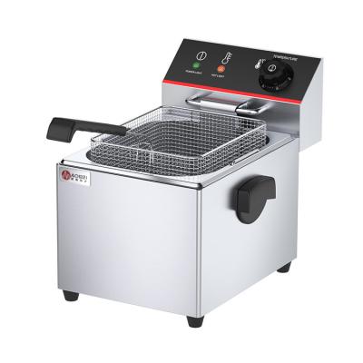 Cina Hotel Ristorante 11L Fritura elettrica commerciale 6.75KG con e supporto online in vendita