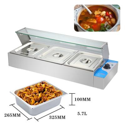 China 220V Stainless Steel Customized Portable Bain Marie for Commercial Catering Equipment for sale