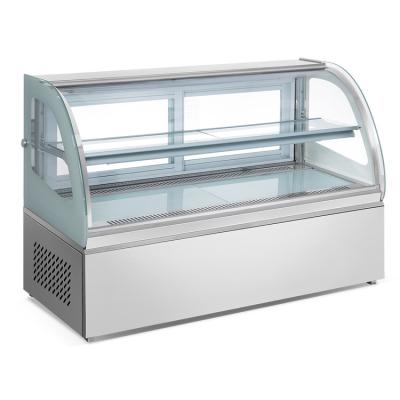 China Bakery Display Cake Refrigerated Cold Food Bars Counter Cabinet with Display Cooler for sale