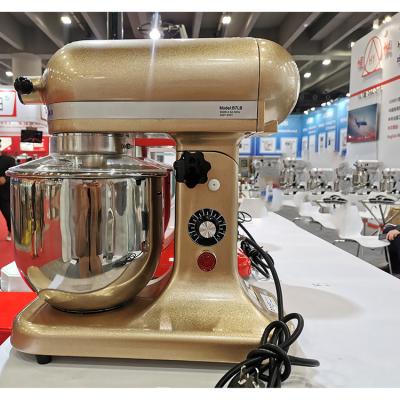 China Online Support 7L Professional Kitchen Electric Bakery Baking Mixer Food Mixer Dough Mixer for sale