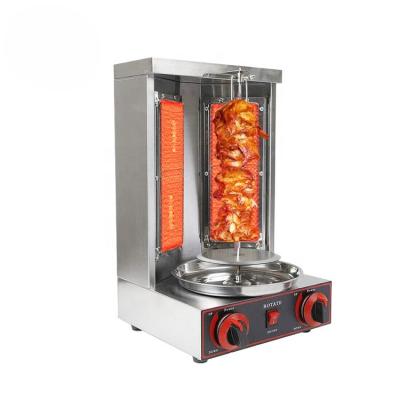 China Automatische roterende Doner Kebab Machine voor LPG 2800Pa 37x37.5x53.5cm Verpakkingsgrootte Te koop