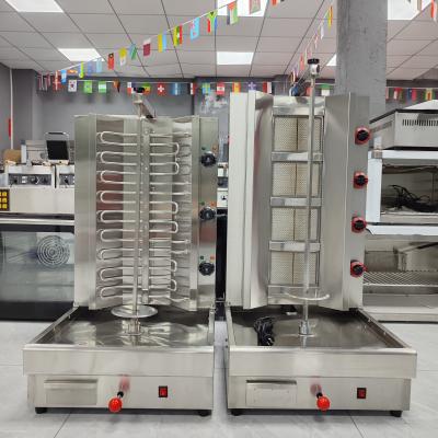 China Revolutioneer je Shawarma-zaken met 3 half-automatische gasbrandermachines Te koop