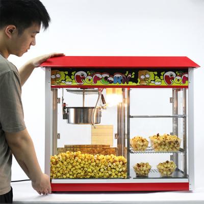 China Convenient Outdoor Popcorn Machine with Food Warmer and Private Mold Design for sale