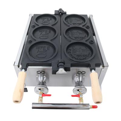 China Snack Shop Commercial Waffle Maker Mini Round Waffle Baking Food Production Equipment for sale