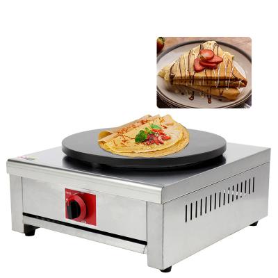 China Home Commercial 40cm Gas Roti Crepe Maker Rotating Crepe Maker Pancake Machine for sale