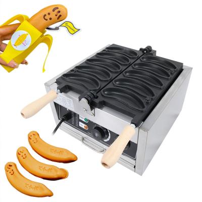 Cina Altre macchine per snack Commercial Banana Shape Electric Waffle Wafer Maker 370*365*260mm in vendita