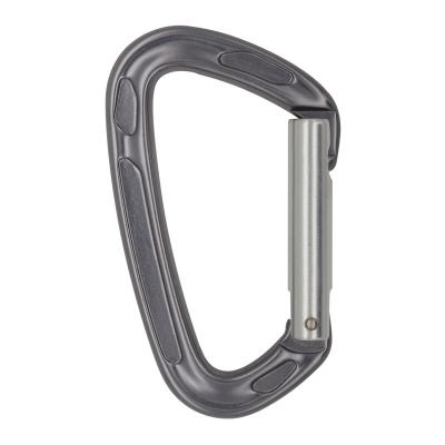 China 24kN Eco-Friendly Jensan Custom Aluminum Snap Locking Climbing Carabiner Anodized For Hammock for sale