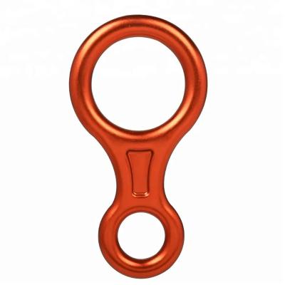 China Durable Aluminum 35kn Figure 8 Rescue Downhill For Besieging Climbing Rappelling for sale