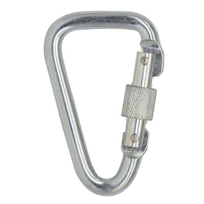 China High Quality Equipment Accessories JENSAN Accessories Custom 23kN/Fall Protection Harness/Locking Safety Belt Steel Carabiner For Climb/Fall Protection for sale