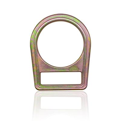 China D Ring Large 55mm Inner Size Safety Zinc Metal Forged High Strength D Clip For Waist Work for sale