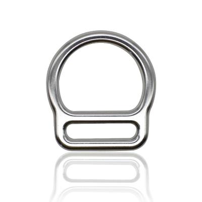 China Durable / Accessories 50mm High Strength Aluminum Safety D Ring Buckle Fall Protection Safety Harness for sale