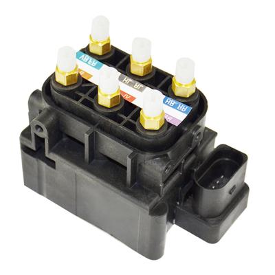 China Plastic Air Suspension Compressor Solenoid Valve Block 4F0616013 For Audi A6 C6 C7 A8 D3 S6 S8 for sale