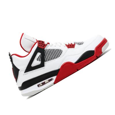 China EVA Men Womens Casual Basketball Shoes College 4 Oreo Blue Sail Retro High OG Red Lightning Thunder 4s Sneakers Air Jd 4 for sale