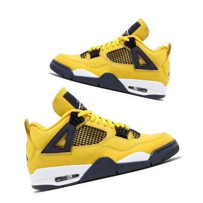 China EVA Basketball Shoes Men's Basketball Shoes 'Lightning' Aj Basketball Shoes Sneakers Name Spot High Quality Brand 4 Retro Retro 4 for sale