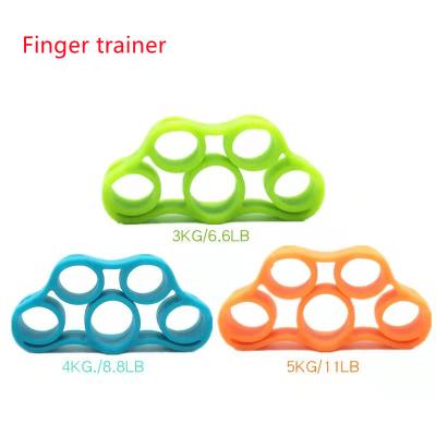 China Hot Selling Silicone Finger Testing Program Hand Gripper Finger Strength Test Program Hand Fitness Strengthener 7.5*4*1.3cm for sale