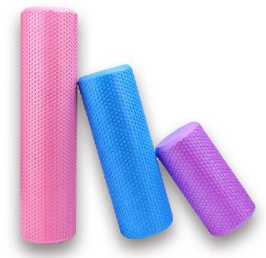 China Hot Selling Massage Muscles Printing Eva High Density Round Sports Muscle Massager Yoga Foam Soft Roller For Massage Home Fitness for sale