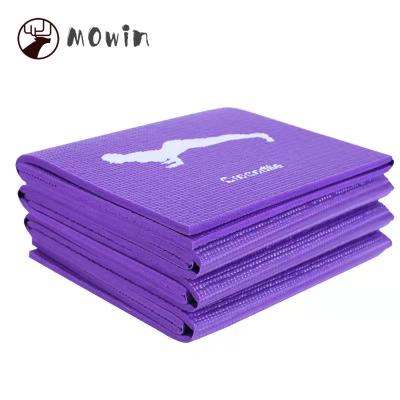 China Wholesale Round Folding Eco Friendly Yoga Mat Portable Travel Thickening PVC Mat Yoga Mat for sale