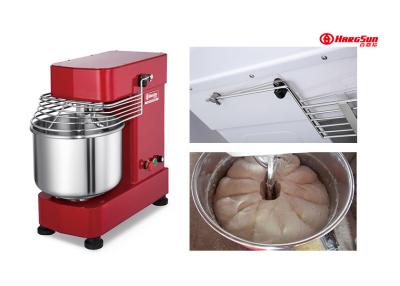 China 10 Liter Spiral Dough Kneader Machine 750W 12-25r/min For Bread Shop for sale