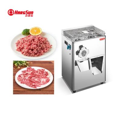 China JQ32 280kg/h Fresh Meat Cutting Machine 68kg 2 In 1 Meat Grinder Slicer for sale