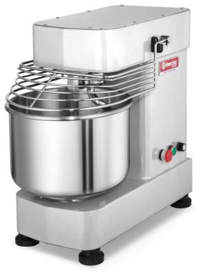 China Silver 15L Spiral Dough Mixer Flour Dough Kneader For Bakery for sale